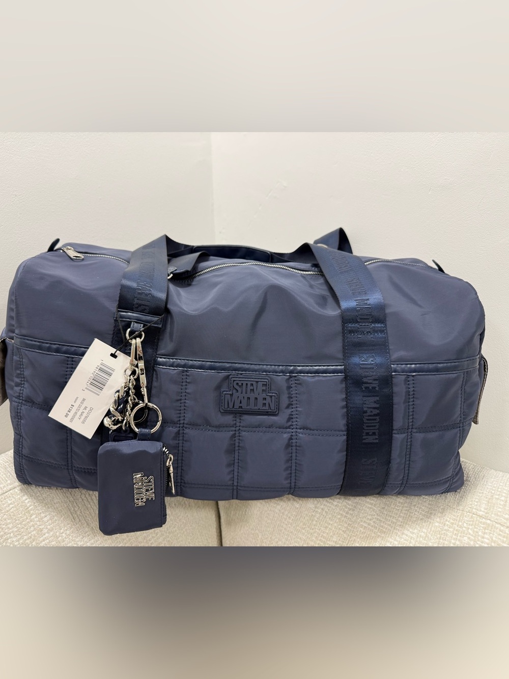 Steve Madden BMuse Quilted Weekender bag
